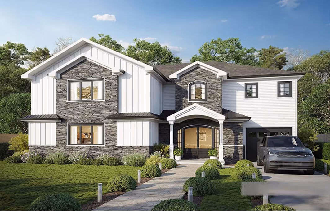 J&A Homes 5-bedroom 6-bathroom house where client bought house in East Birchwood Jericho NY